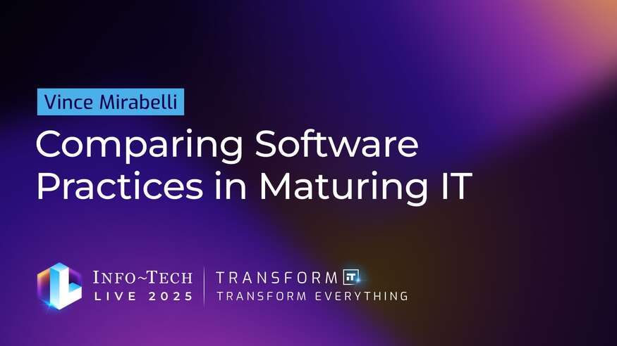 Review our research on Comparing Software Practices in Maturing IT Comparing Software Practices in Maturing IT visualization
