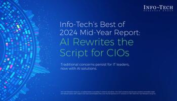 Review our research on Info-Tech’s Best of 2024 Mid-Year Report: AI Rewrites the Script for CIOs Info-Tech’s Best of 2024 Mid-Year Report: AI Rewrites the Script for CIOs preview picture